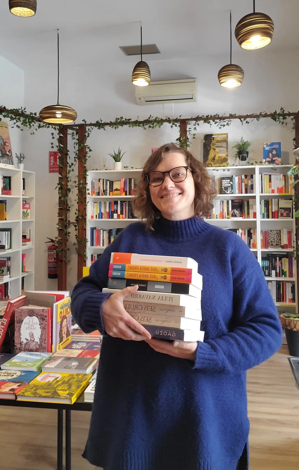 Alina Zarekaite, librería La Fabulosa, Malasaña, Madrid