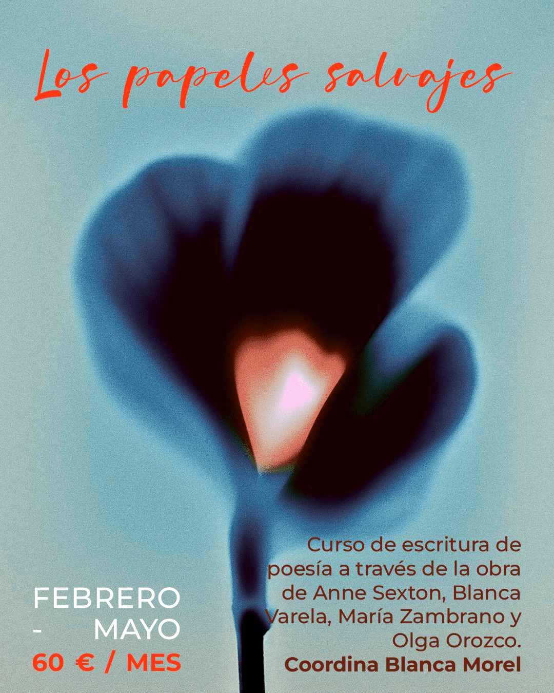 los papeles salvajes taller de escritura de poesía