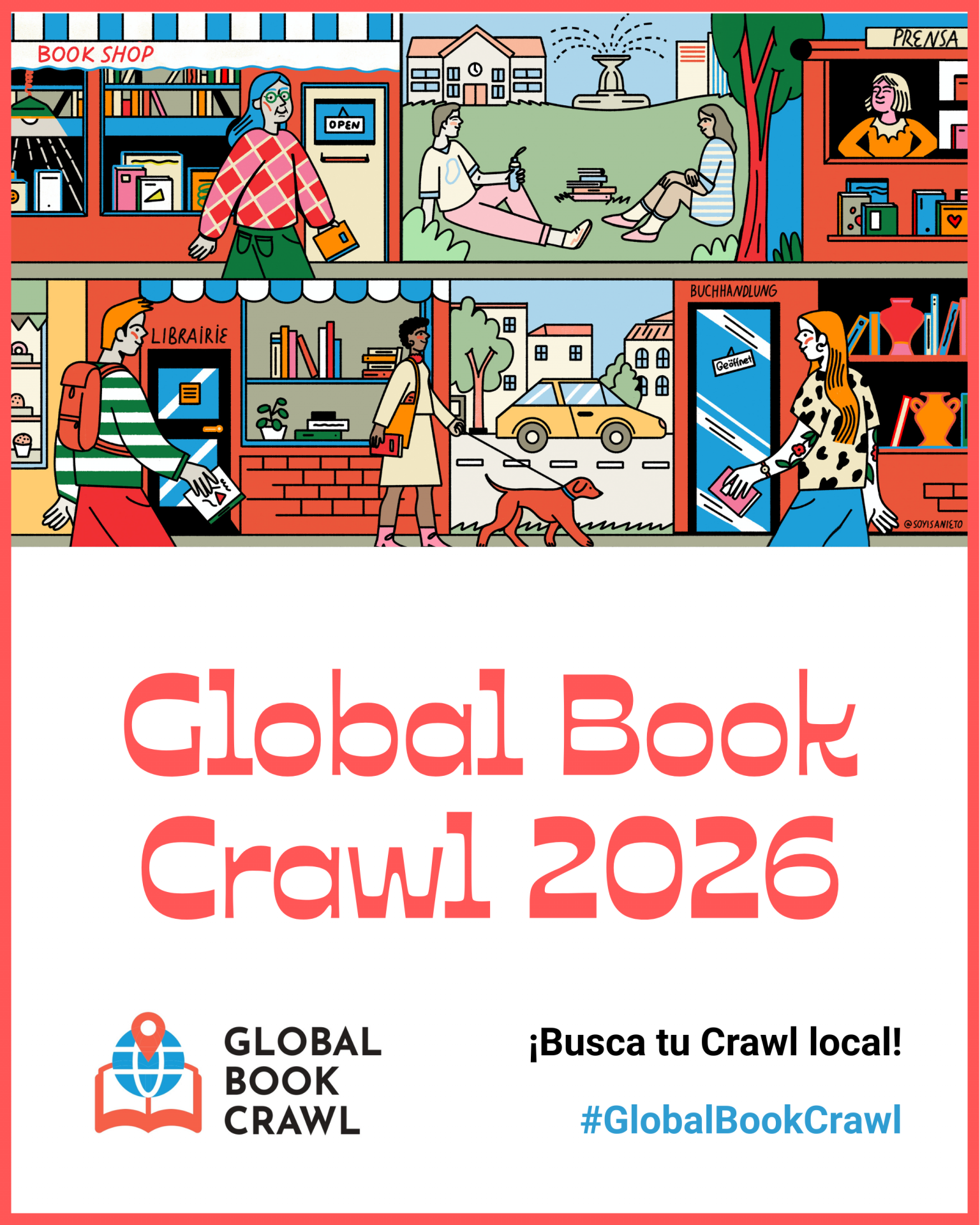 Global Book Crawl Madrid.